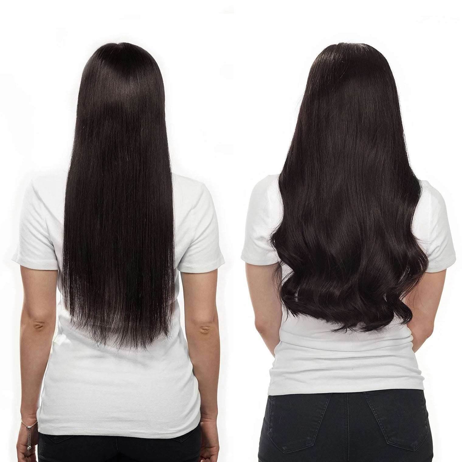 Darkest Brown Tape In Remy Human Hair Extensions