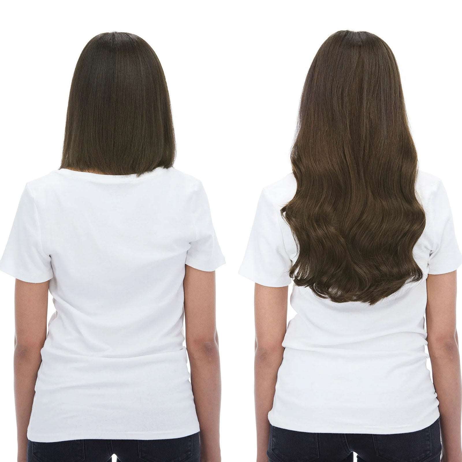 Ash Brown Tape In Remy Human Hair Extensions