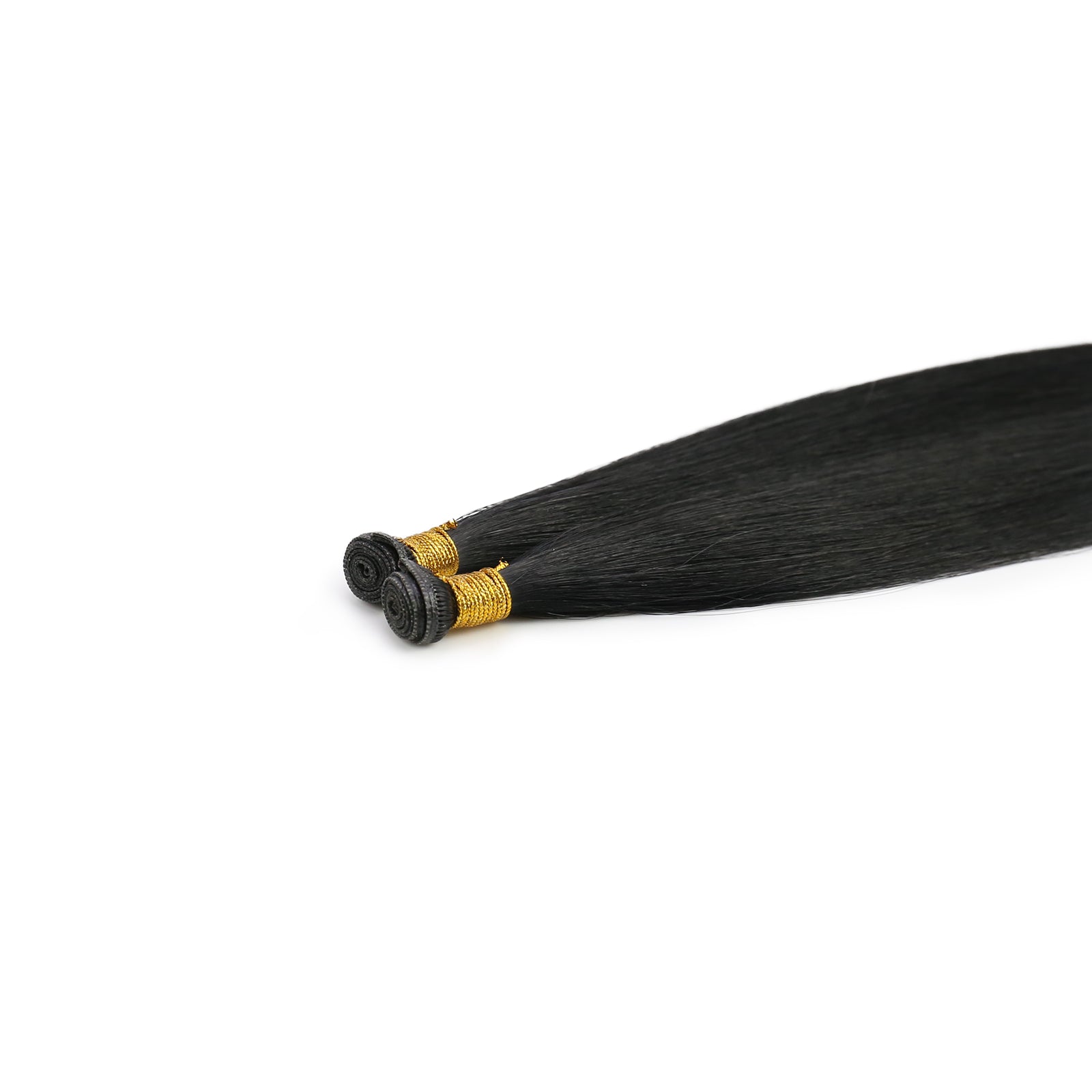 Jet Black Remy Human Hair Genius Weft