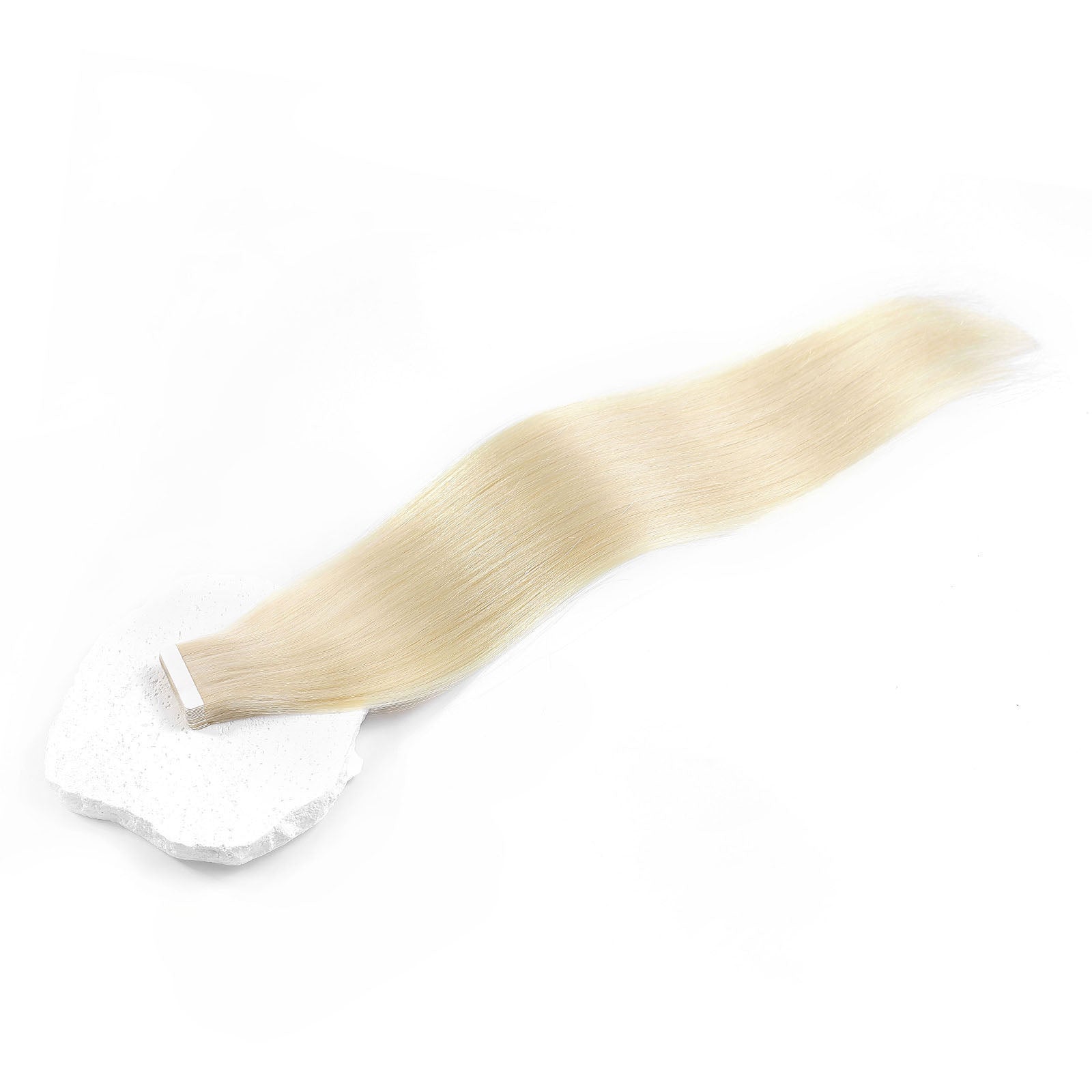 Bleach Blonde Tape In Human Hair Extensions