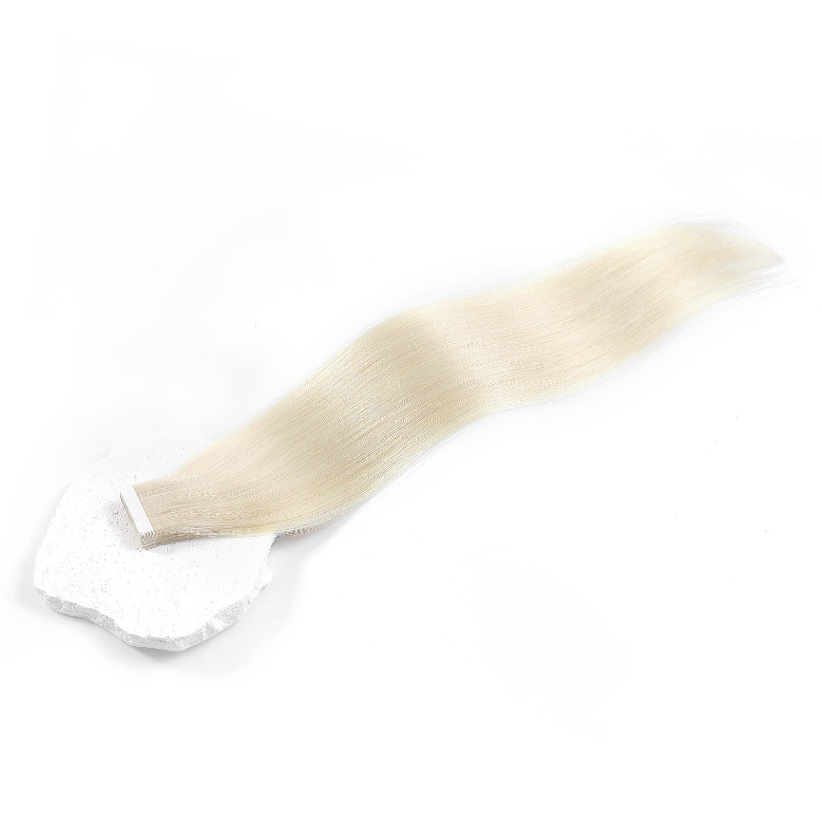 Ice Blonde Tape In Human Hair Extensions