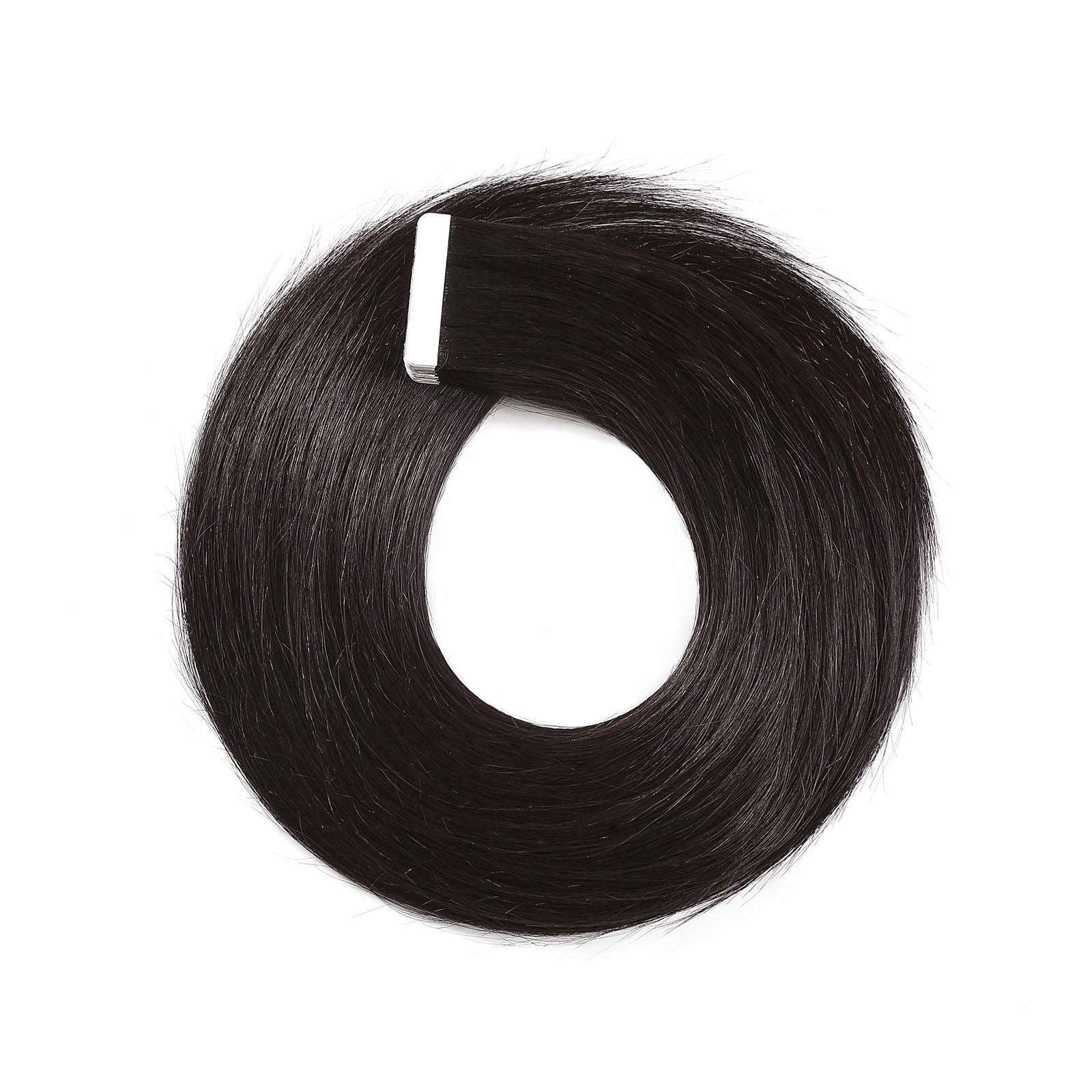 Off Black Tape In Remy Human Hair Extensions