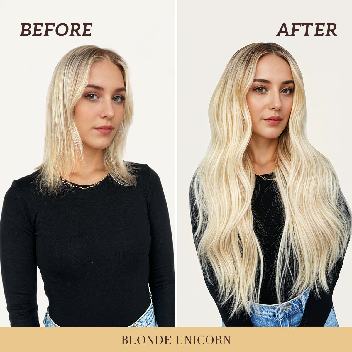 Bleach Blonde Remy Human Hair Genius Weft