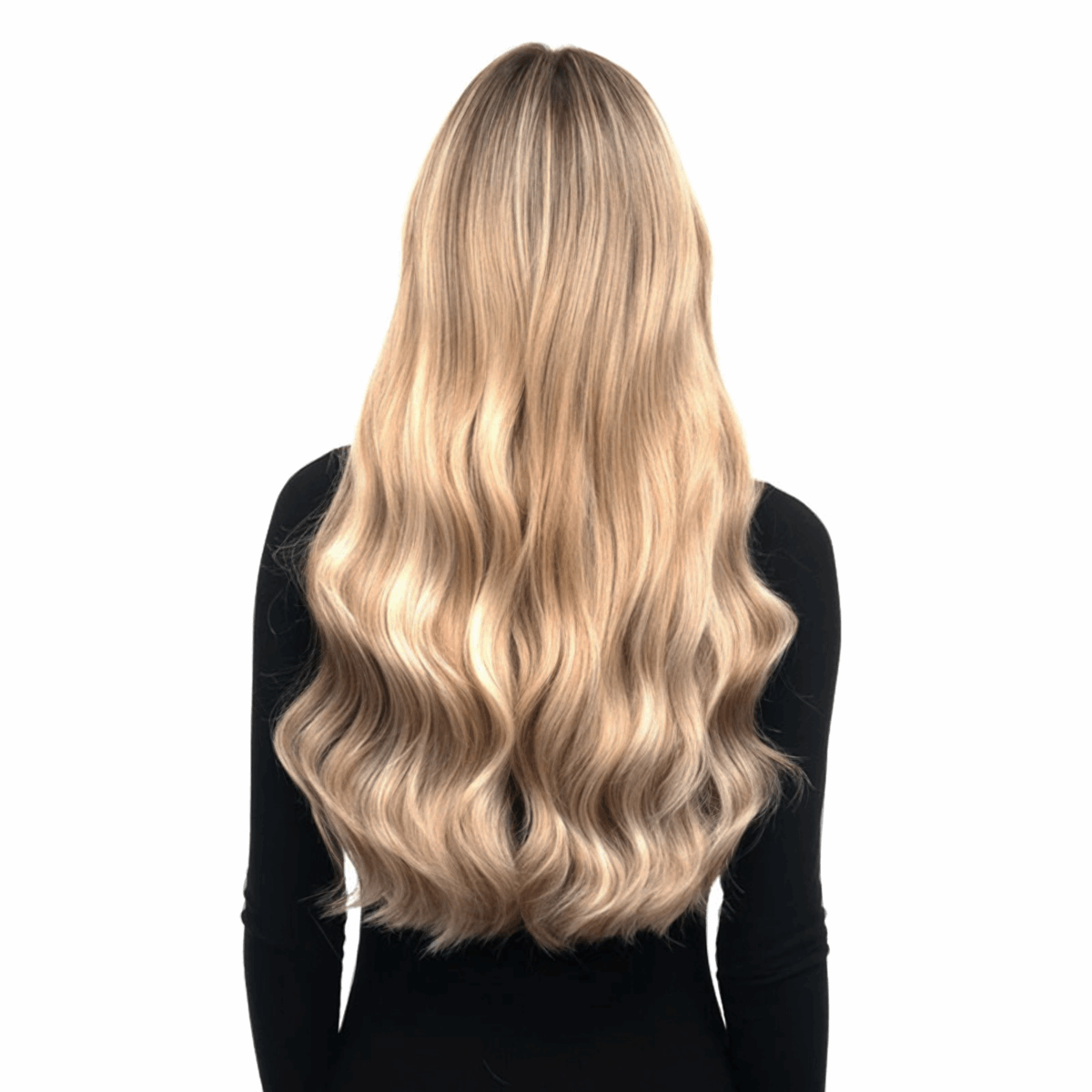 Balayage Ash Brown Blonde Tape In Remy Human Hair Extensions