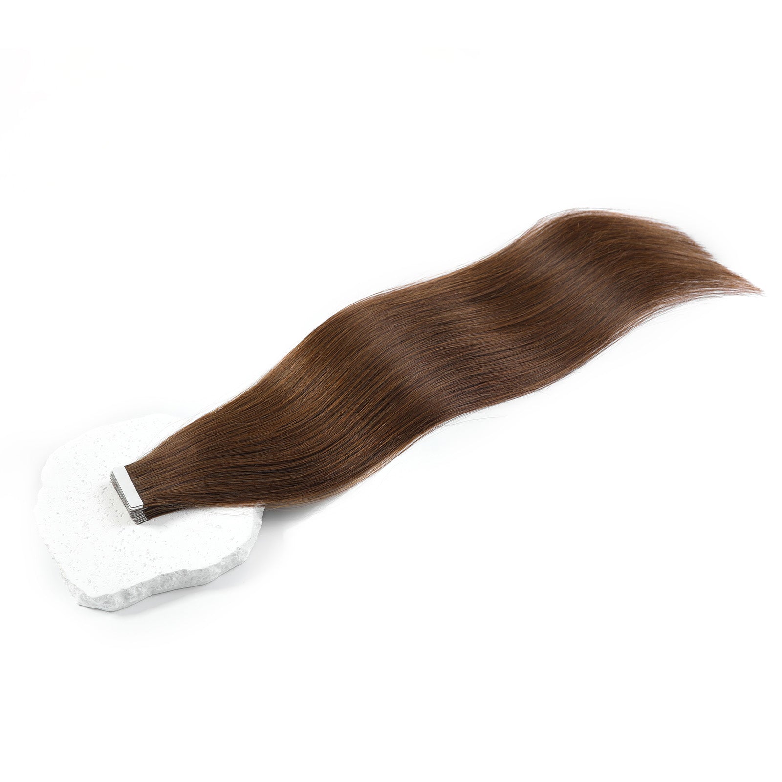 Chestnut Brown Tape In Human Hair Extensions