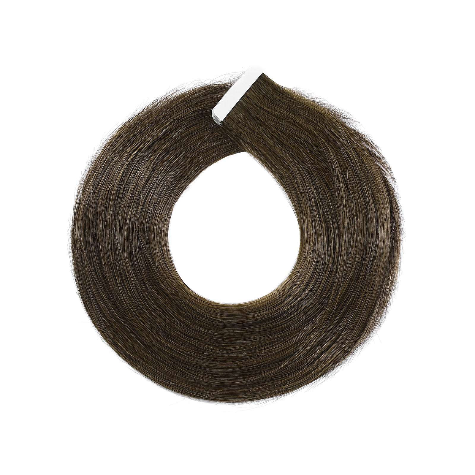 Ash Brown Tape In Remy Human Hair Extensions