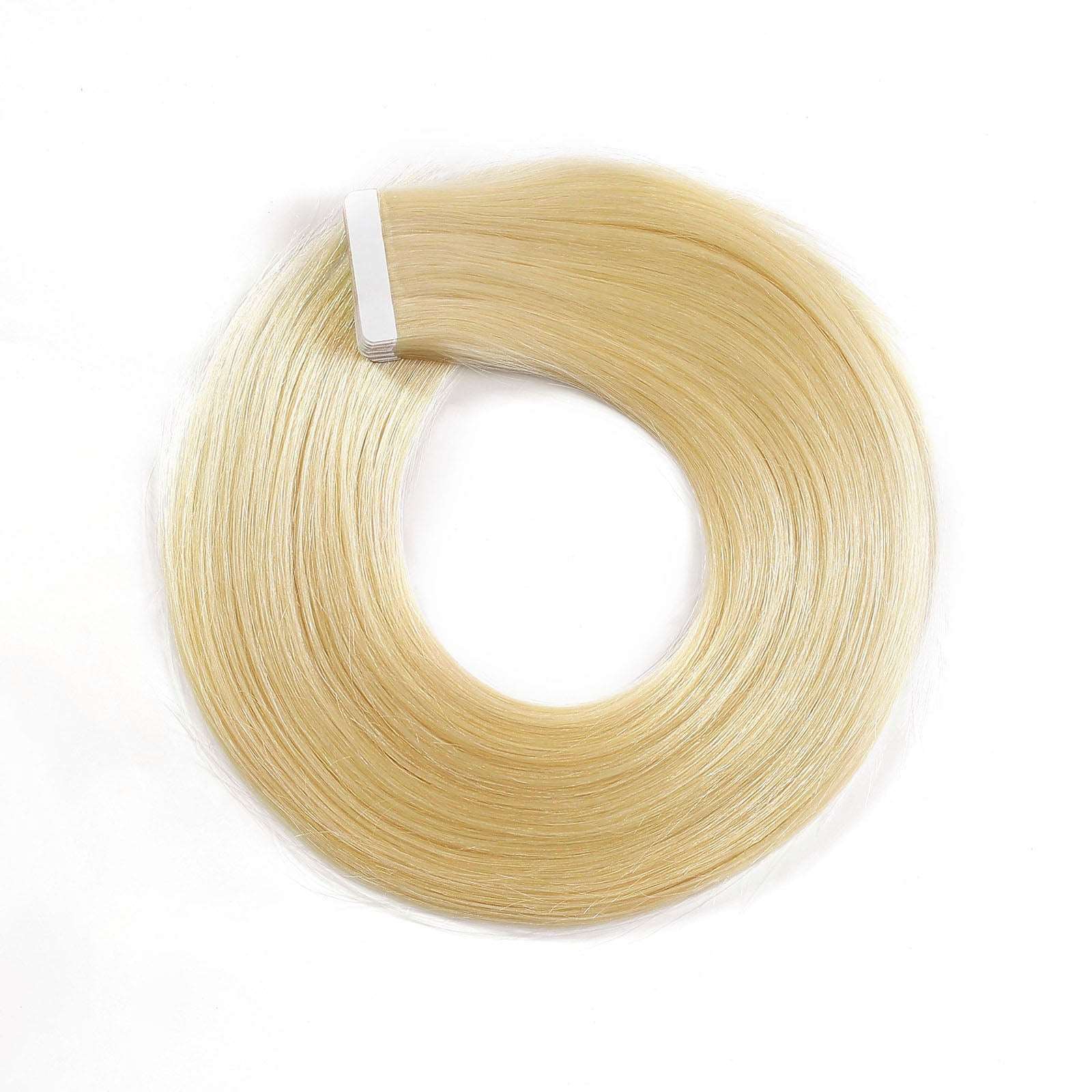 Golden Tape In Remy Human Hair Extensions