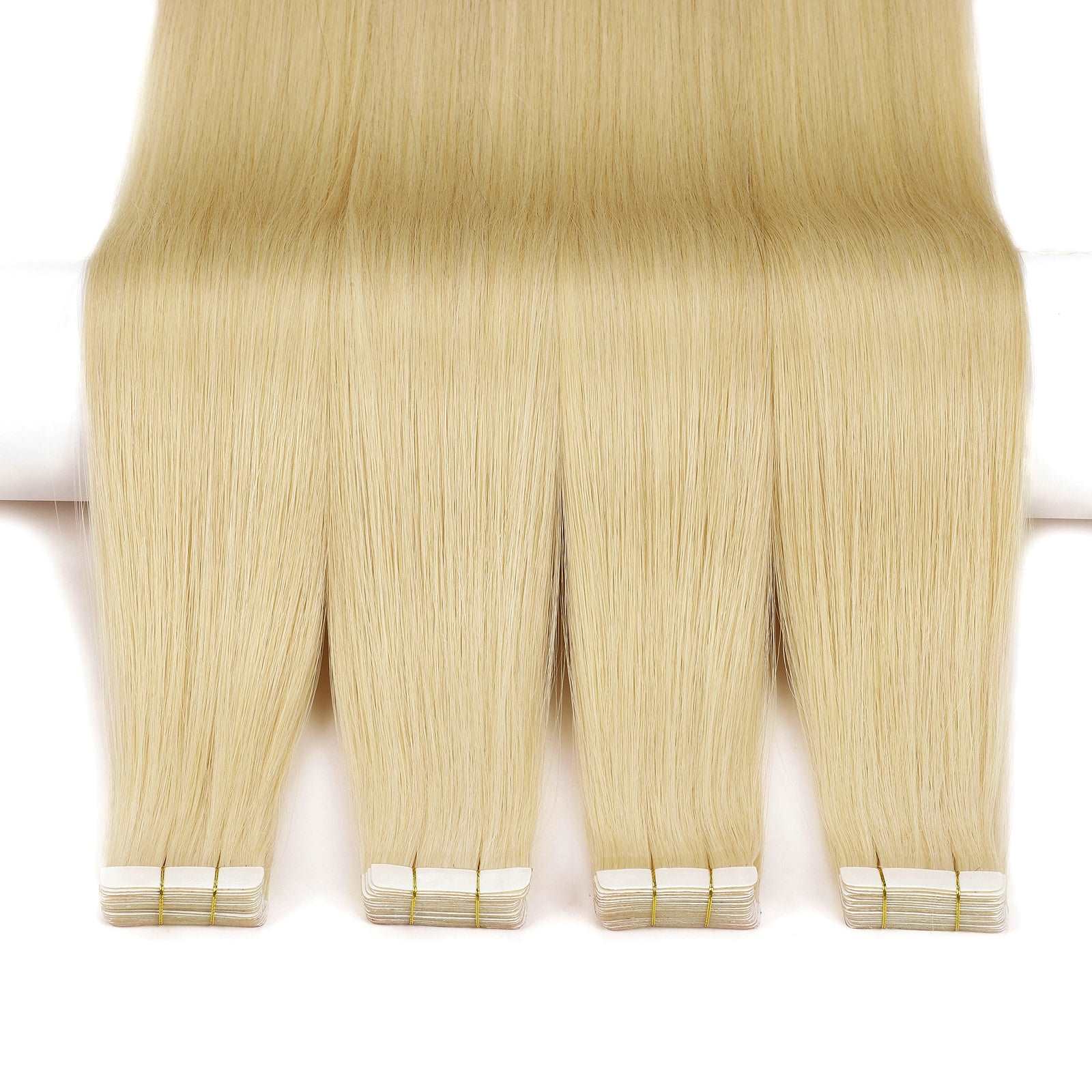 Golden Tape In Remy Human Hair Extensions