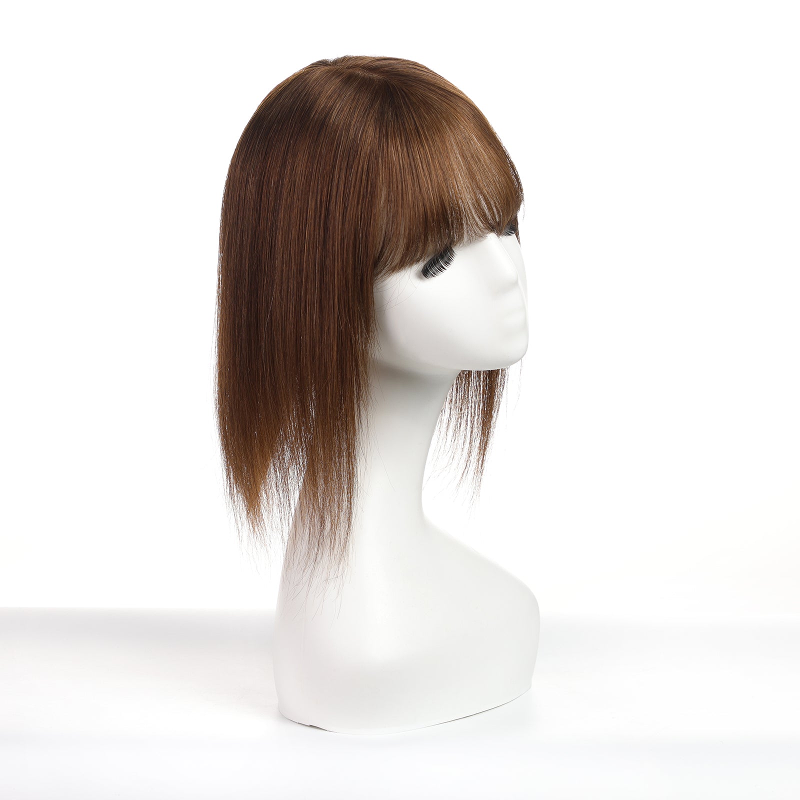 Chestnut Brown Human Hair Toppers