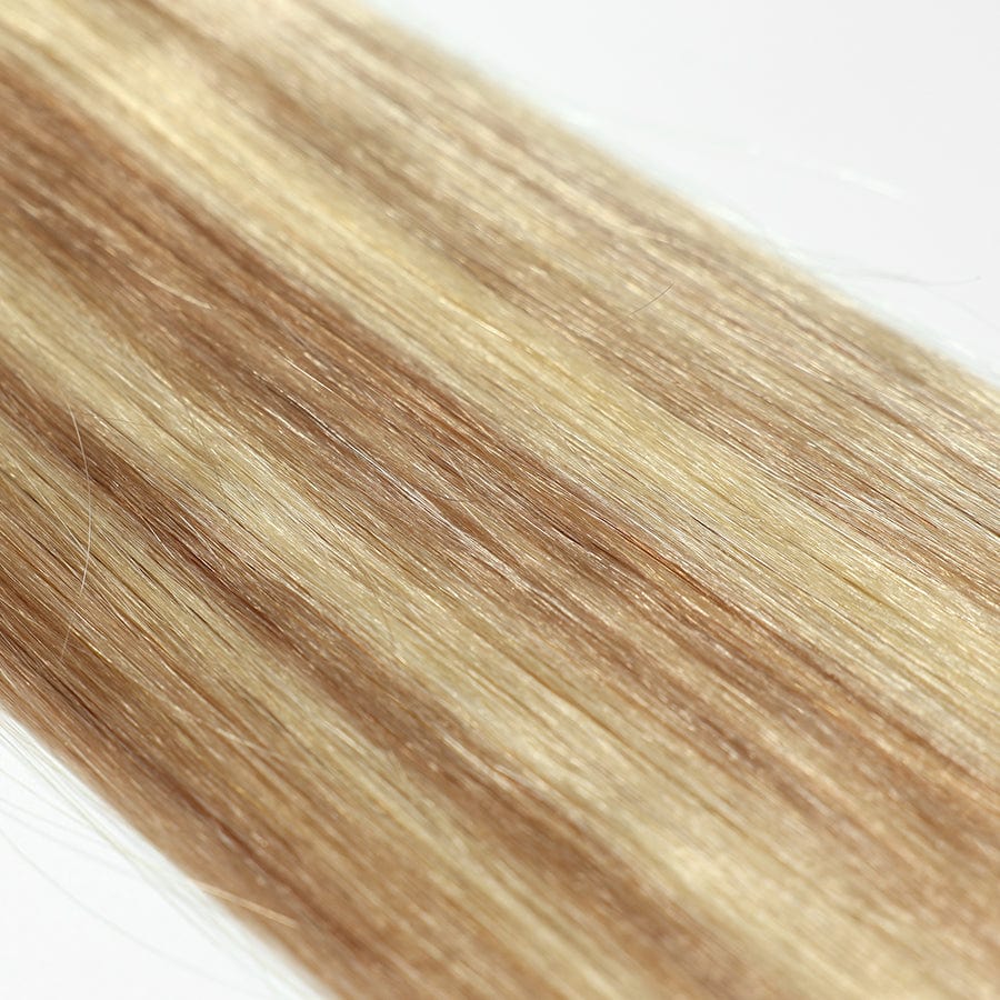 BLONDE UNICORN Balayage Ash Blonde With Light Blonde Micro Loop Remy Human Hair Extensions