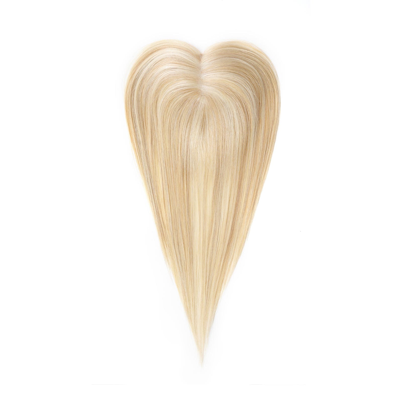 BLONDE UNICORN Blonde Unicorn Balayage Bleach Blonde Hand-Tied Human Hair Toppers