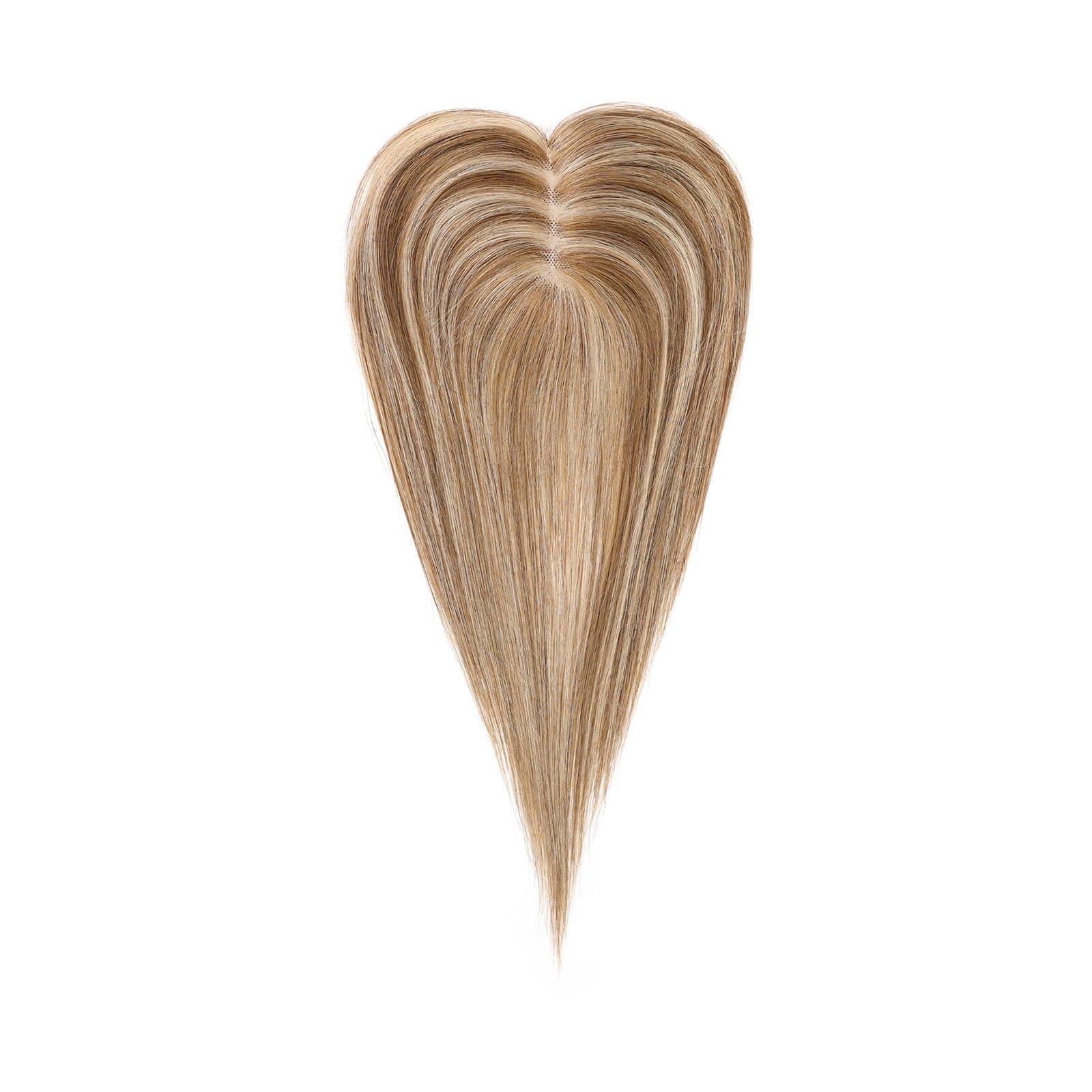 BLONDE UNICORN Blonde Unicorn Balayage Blonde Brown Hand-Tied Human Hair Toppers