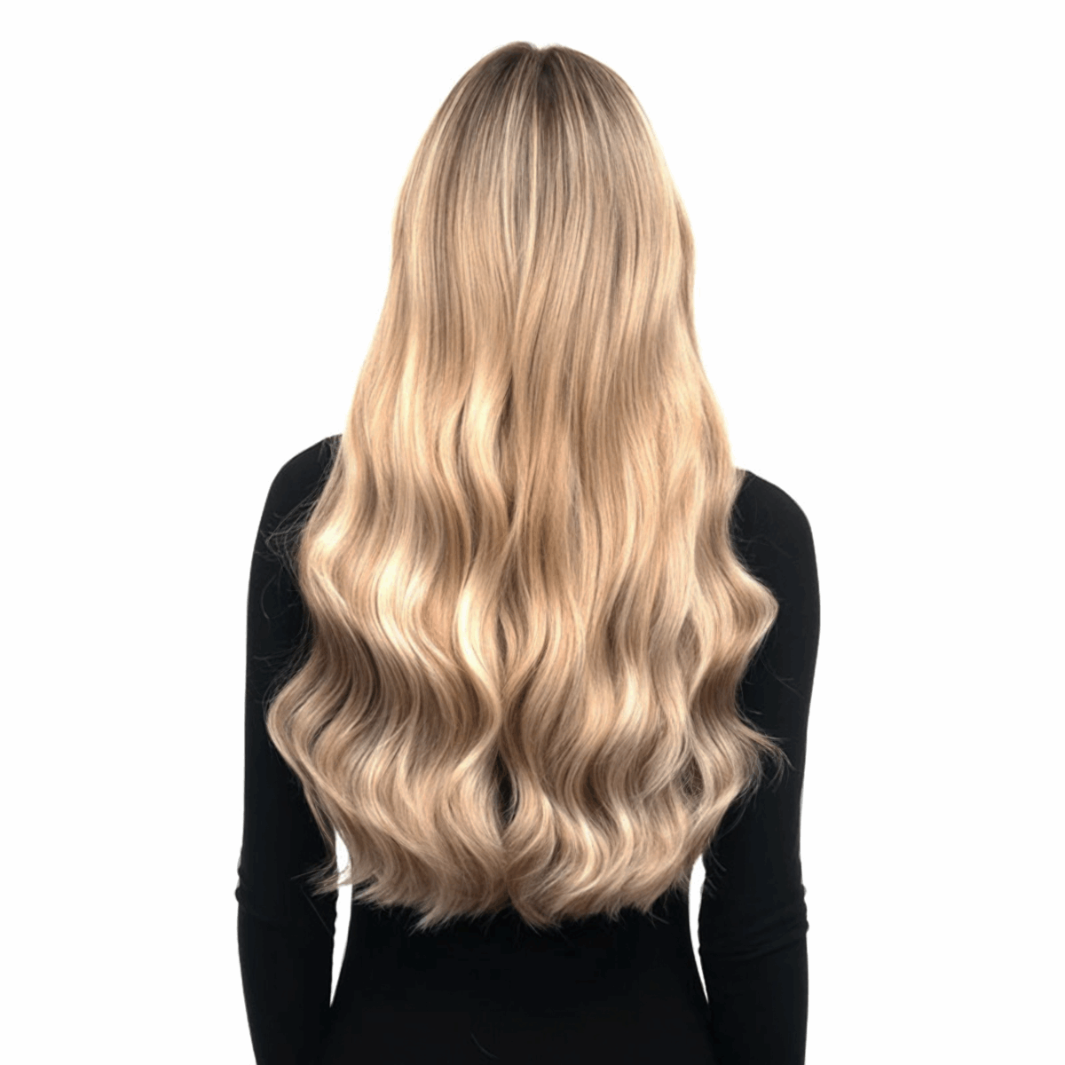 BLONDE UNICORN Blonde Unicorn Balayage Light Brown Blonde Tape In Human Hair Extensions