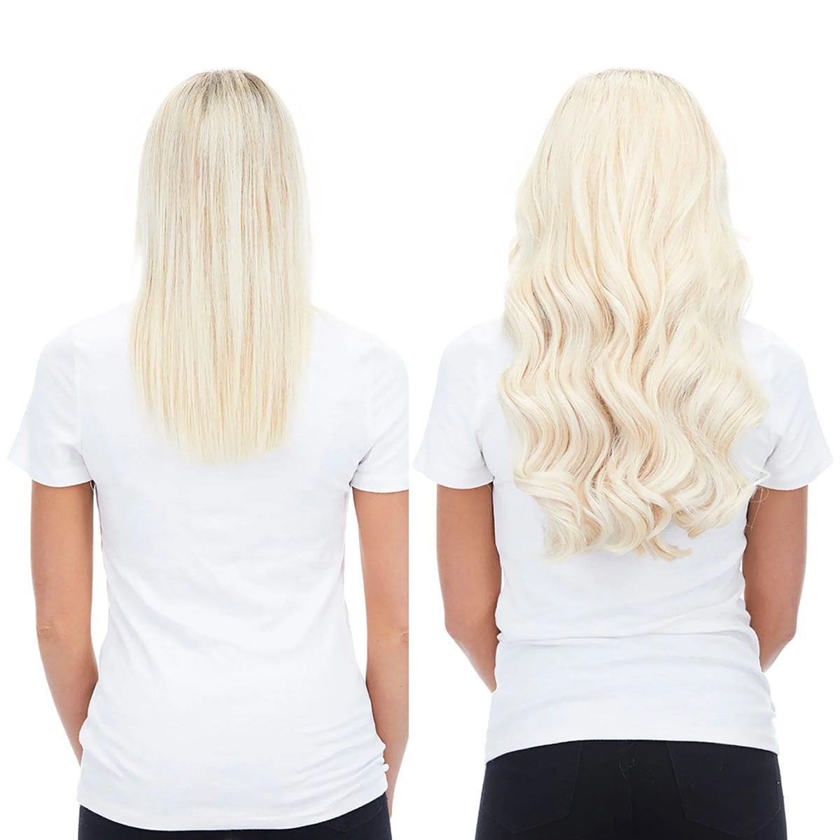 BLONDE UNICORN Blonde Unicorn Bleach Blonde Tape In Human Hair Extensions