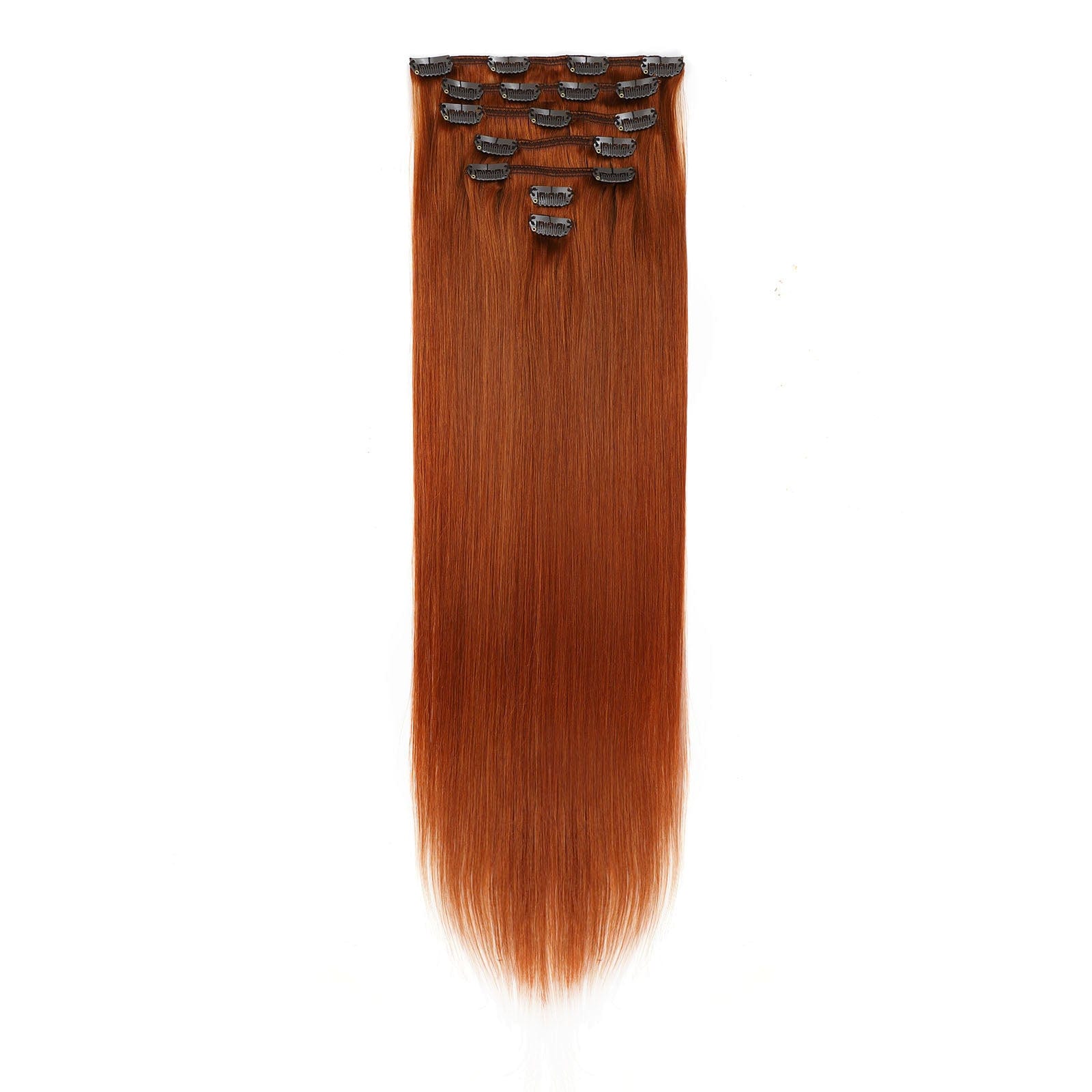 BLONDE UNICORN Blonde Unicorn Copper Clip In Remy Human Hair Extensions