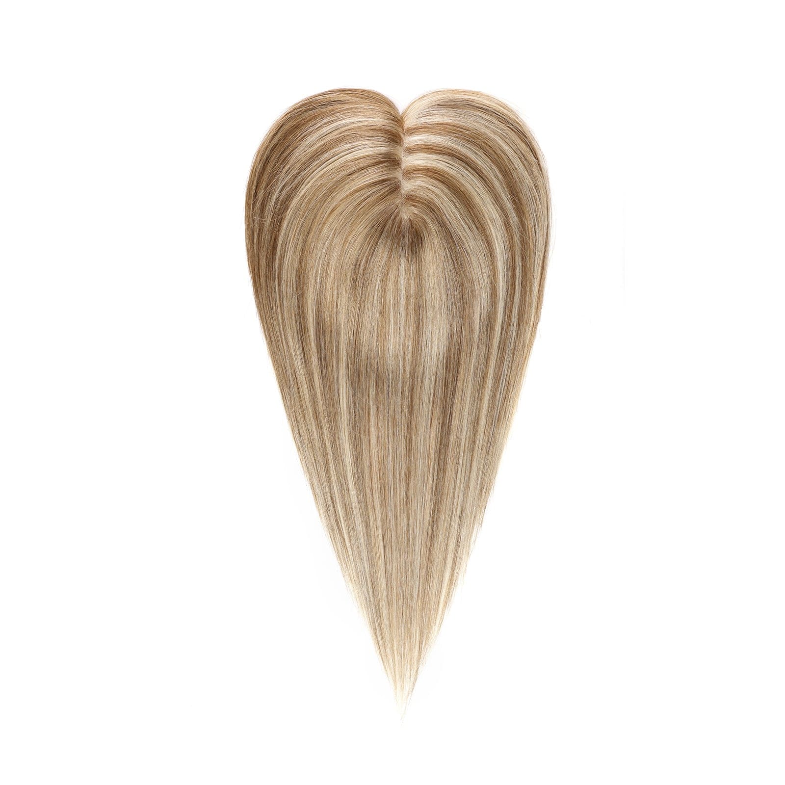 BLONDE UNICORN Blonde Unicorn Mono Hand-Tied Balayage Brown Blonde Virgin Human Hair Toppers