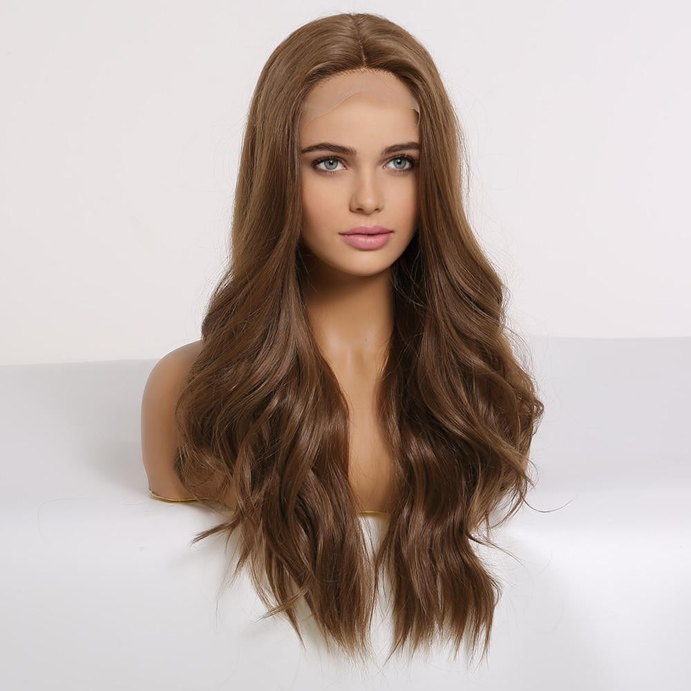 2 Shades Lace Front With Baby Hair Synthetic Wig-Adina