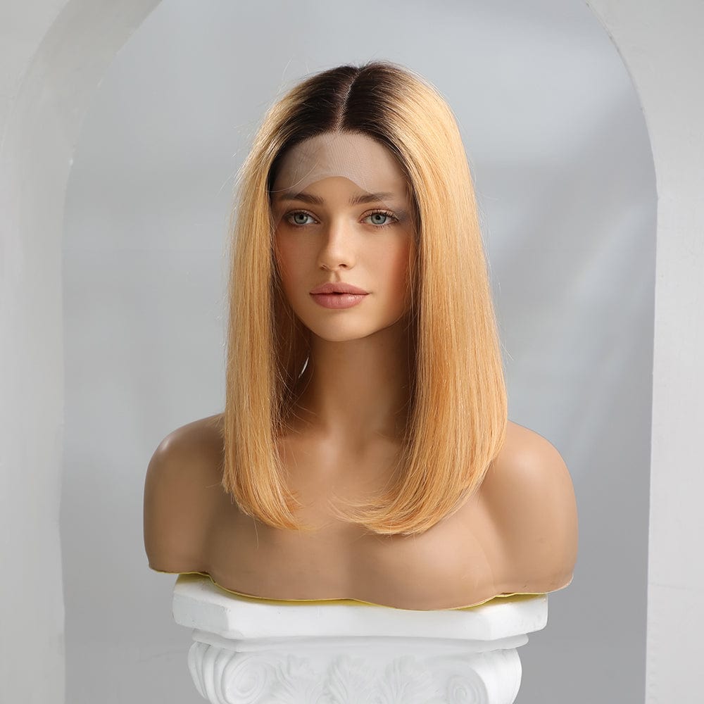 blonde unicorn WIG Clea-Lace Front Remy Human Hair Wig